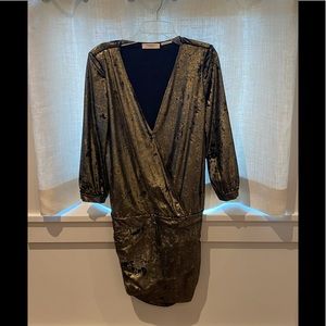 Gold Metallic dress worn once